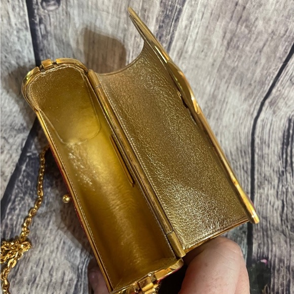 Authentic / Beautiful Judith Leiber Crocodile Clutch - Picture 12 of 12